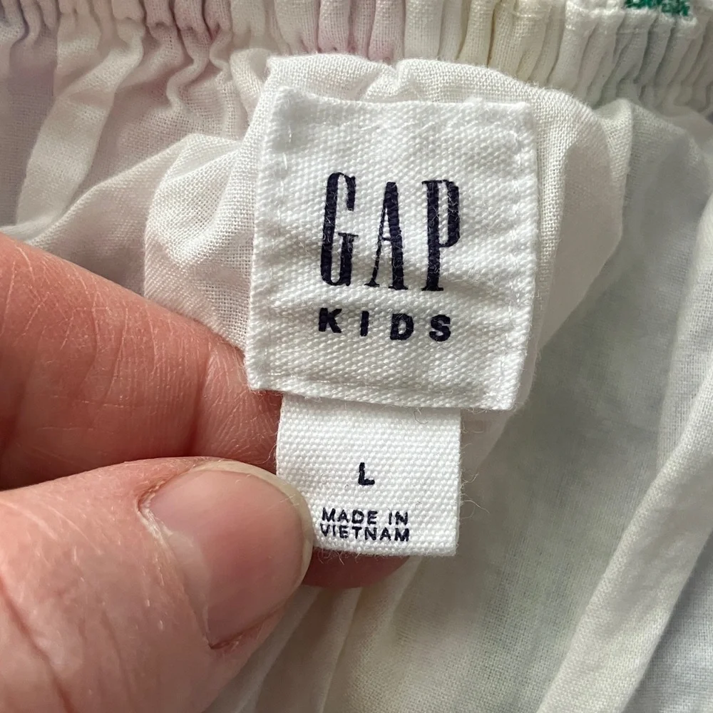 GAP Girls Multi Striped Cotton Midi Dress | L